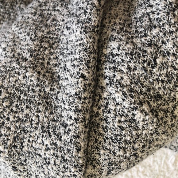 Madewell Mock Neck Gray Marled Sweater - Picture 5 of 6